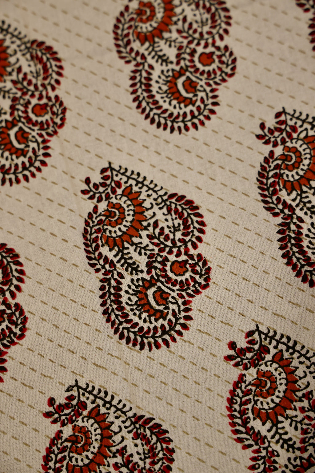 Royal Elephant Sanganeri Print Cotton Bedsheet Navy & Grey Medallion King Size